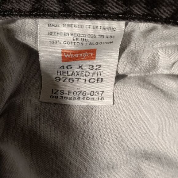 Wrangler Big Men's Relaxed Fit Jeans 46/32 - Picture 3 of 4